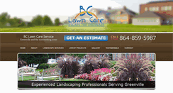 Desktop Screenshot of bclawncare.com